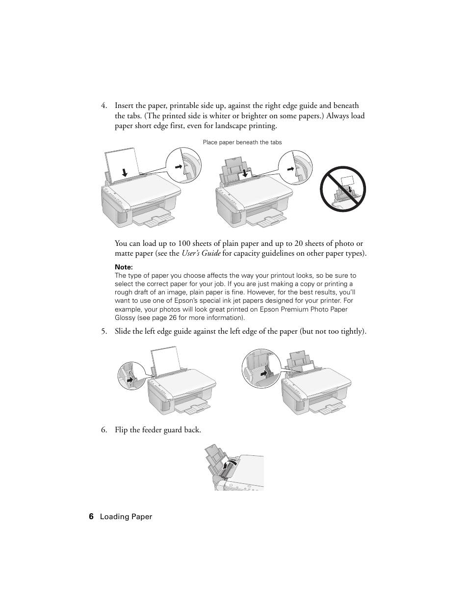 Epson CX5000 User Manual | Page 6 / 56