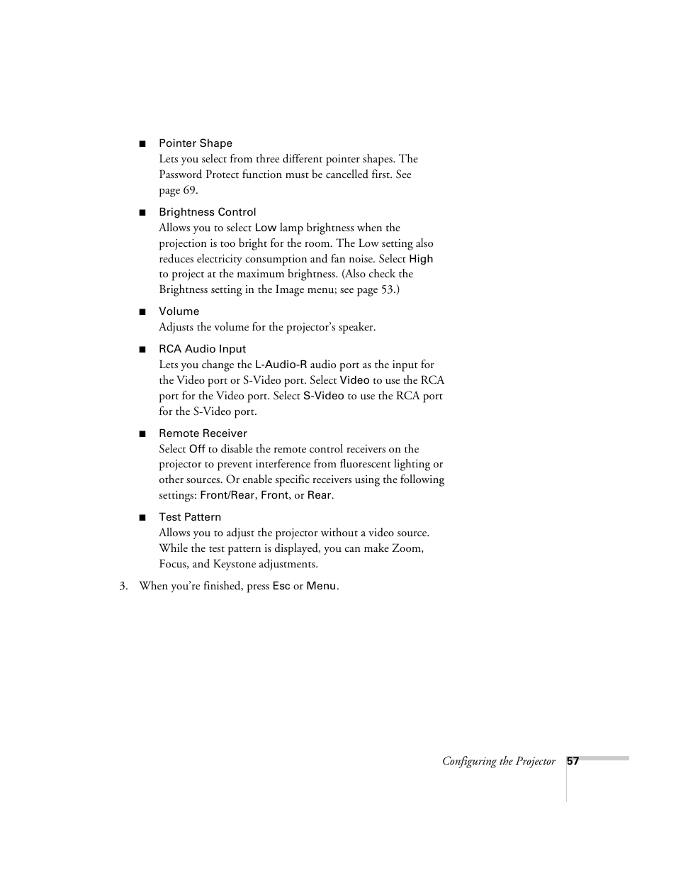 Epson 6100i User Manual | Page 57 / 132