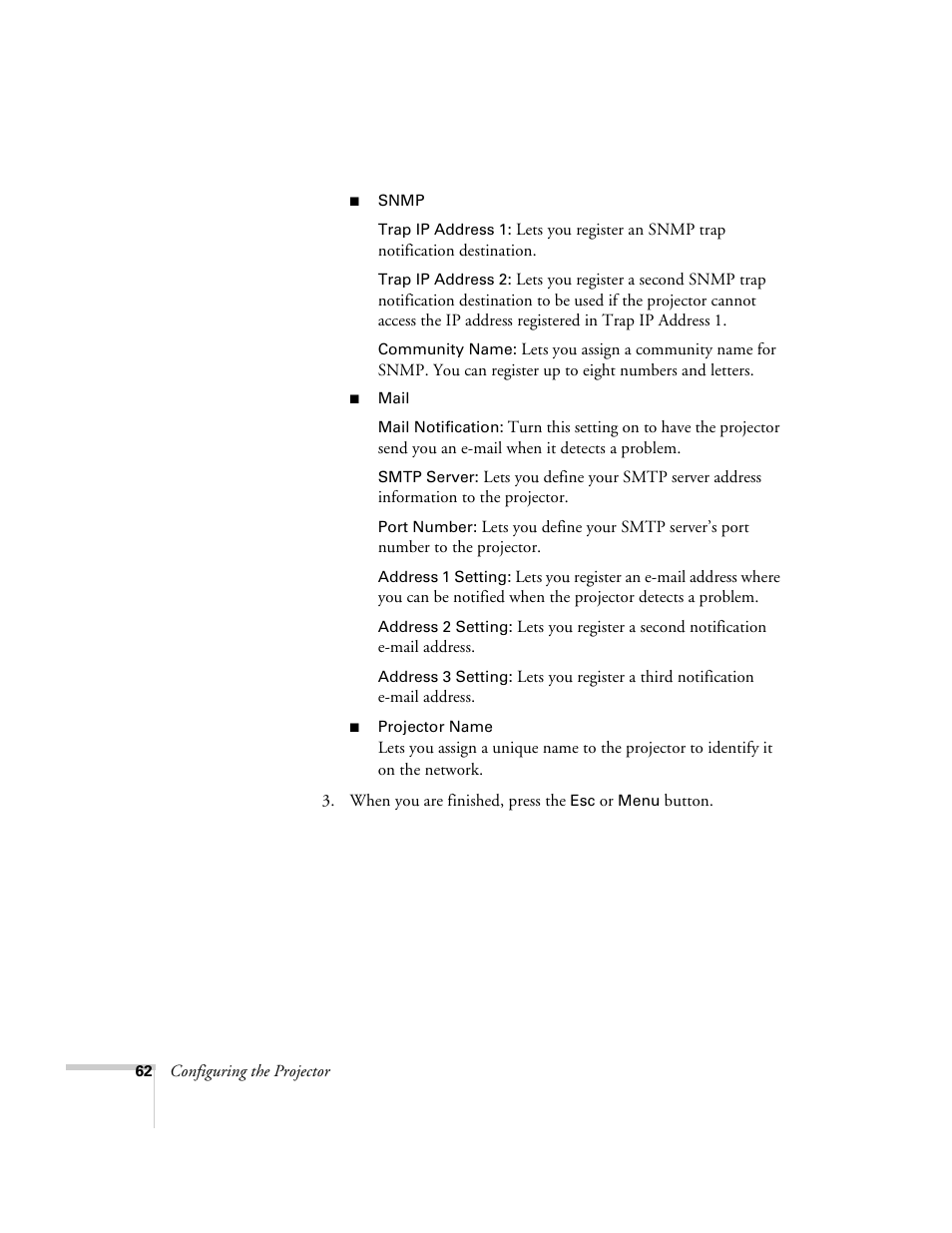 Epson 6100i User Manual | Page 62 / 132