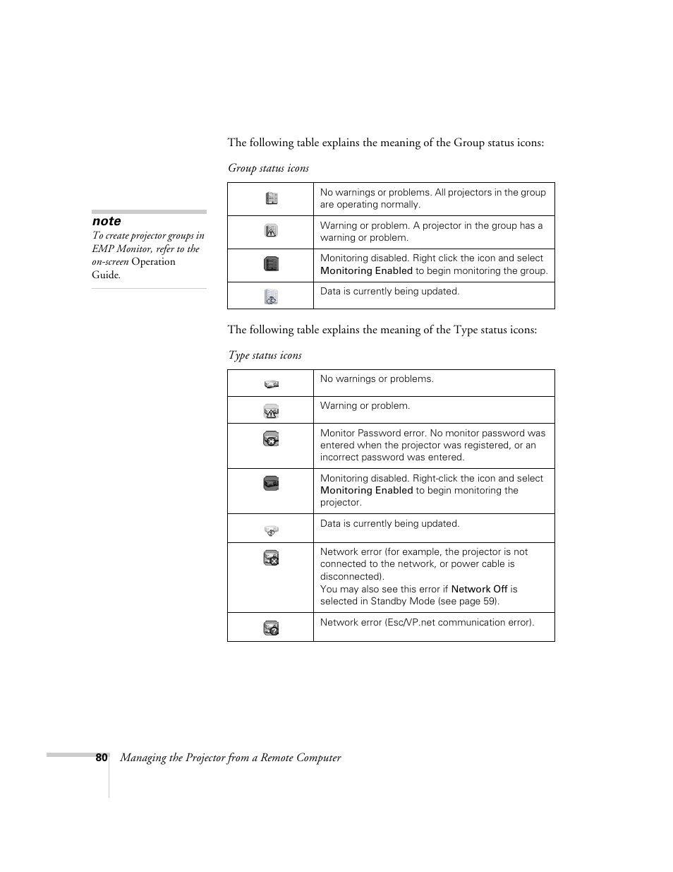 Epson 6100i User Manual | Page 80 / 132