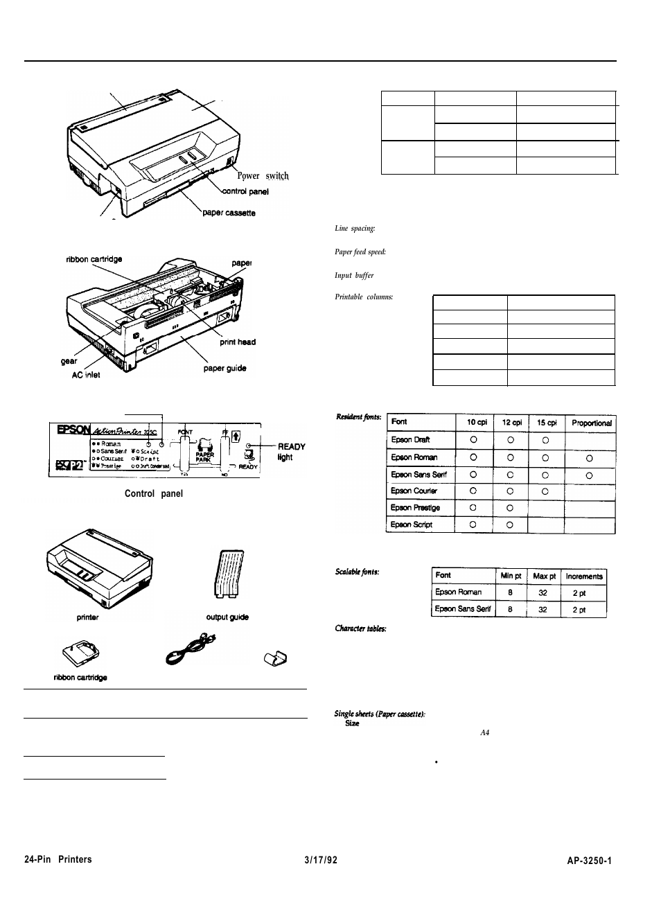 Epson 3250 User Manual | 9 pages