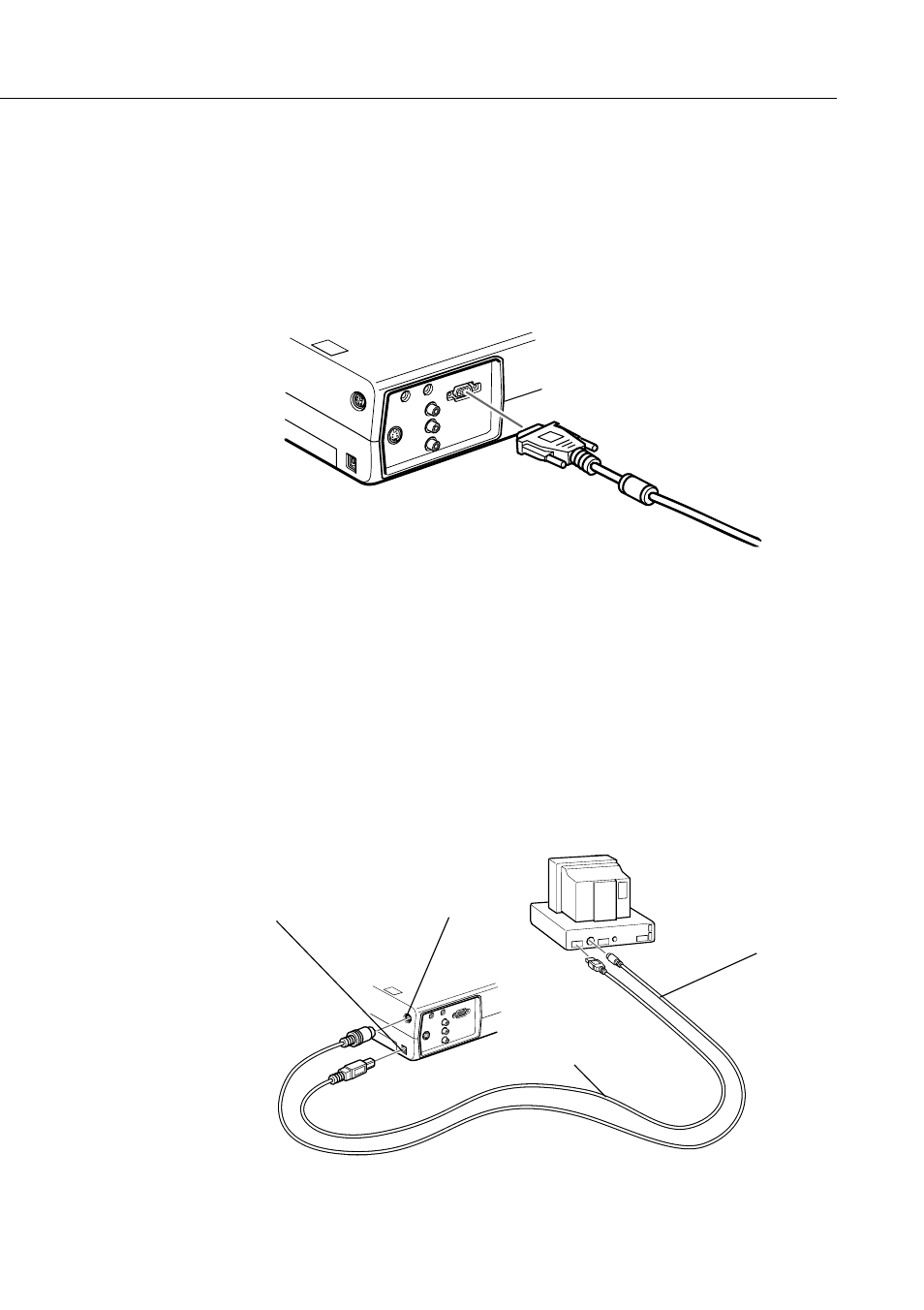 Connecting the mouse cables | Epson 710/700/500 User Manual | Page 26 / 107