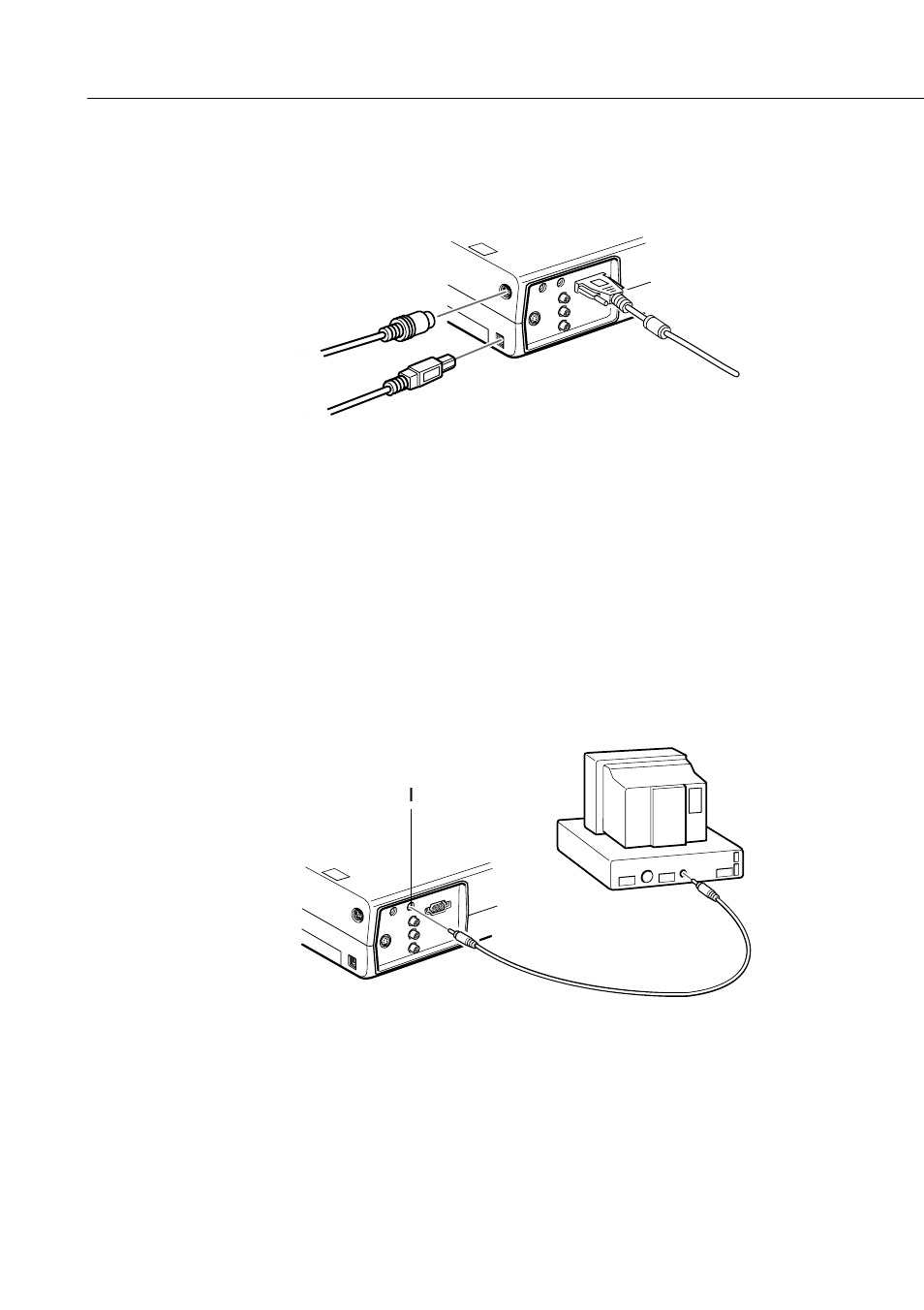 Connecting the audio cable | Epson 710/700/500 User Manual | Page 27 / 107