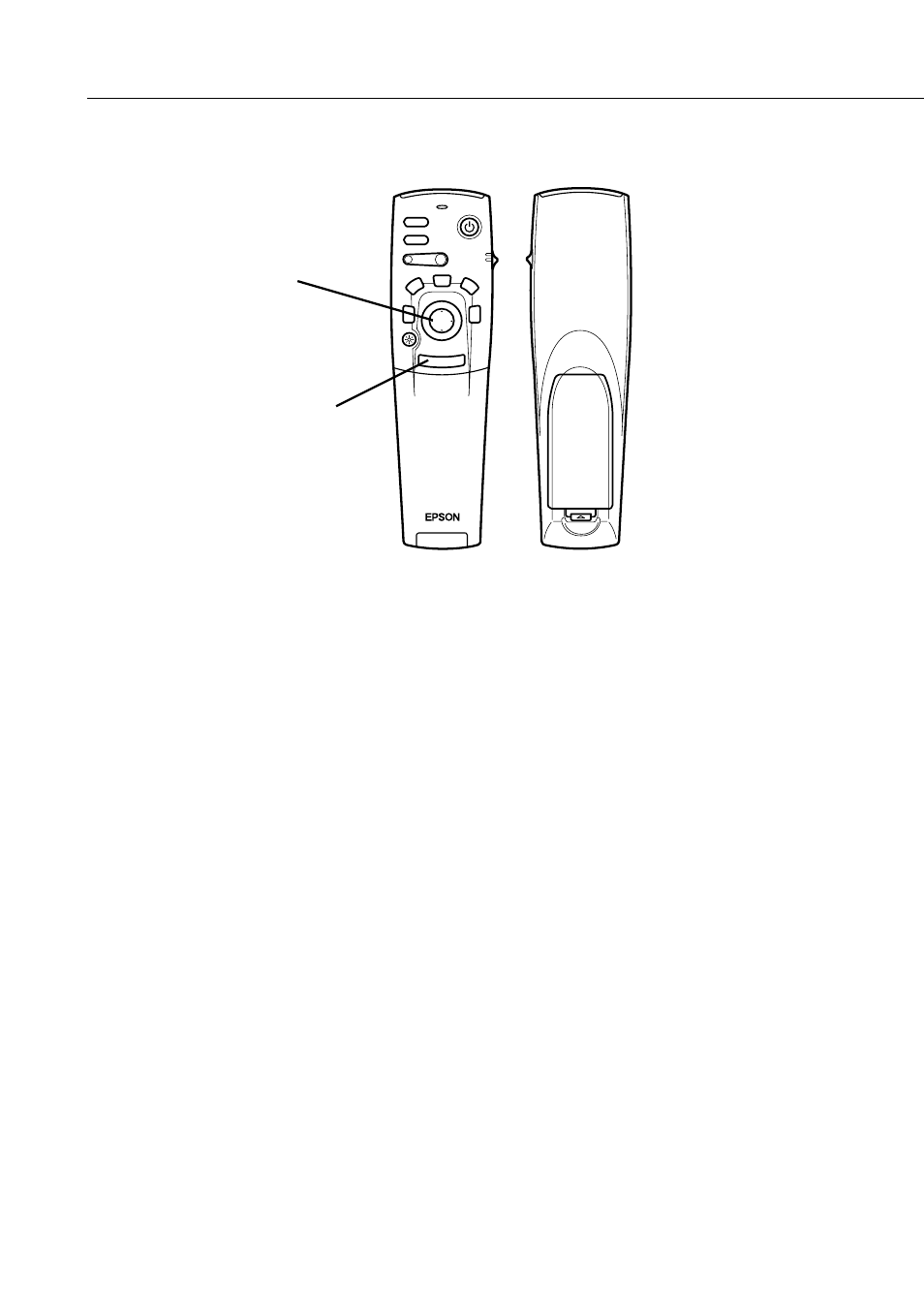 Using the remote control, Controlling the projector | Epson 710/700/500 User Manual | Page 53 / 107