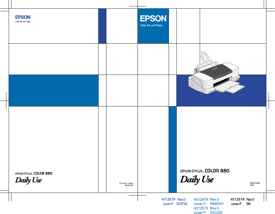 Back cover | Epson 880 User Manual | Page 74 / 74