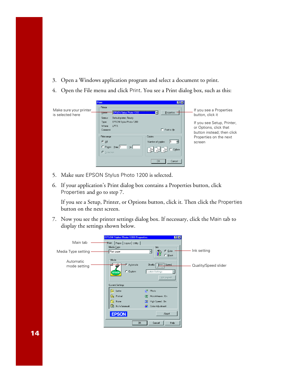 Epson 1200 User Manual | Page 20 / 67