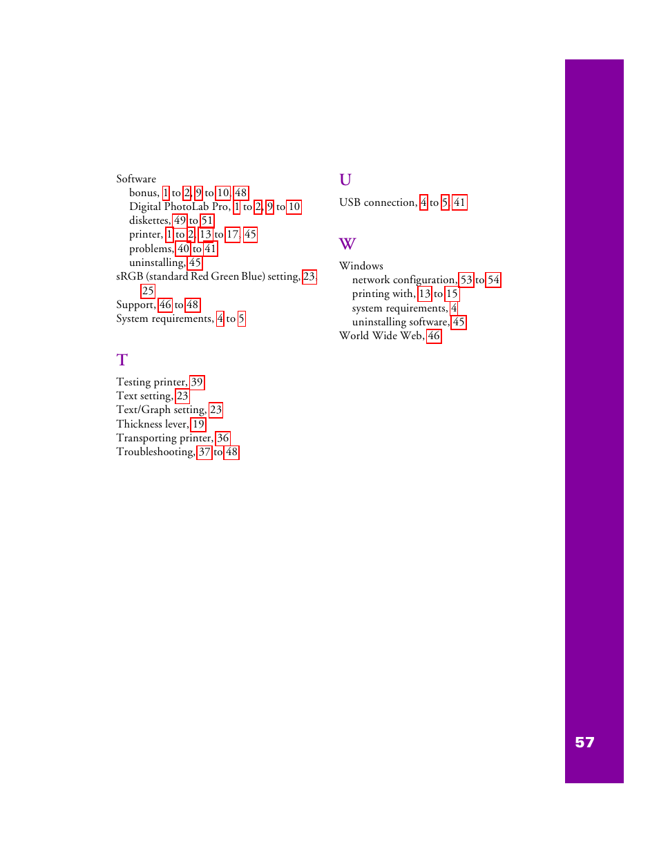 Epson 1200 User Manual | Page 63 / 67
