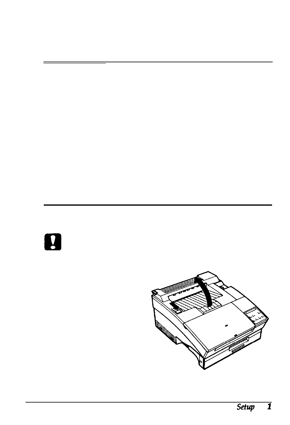 Setup, Unpacking, Installing the imaging cartridge | Epson ActionLaser 1000 User Manual | Page 4 / 18