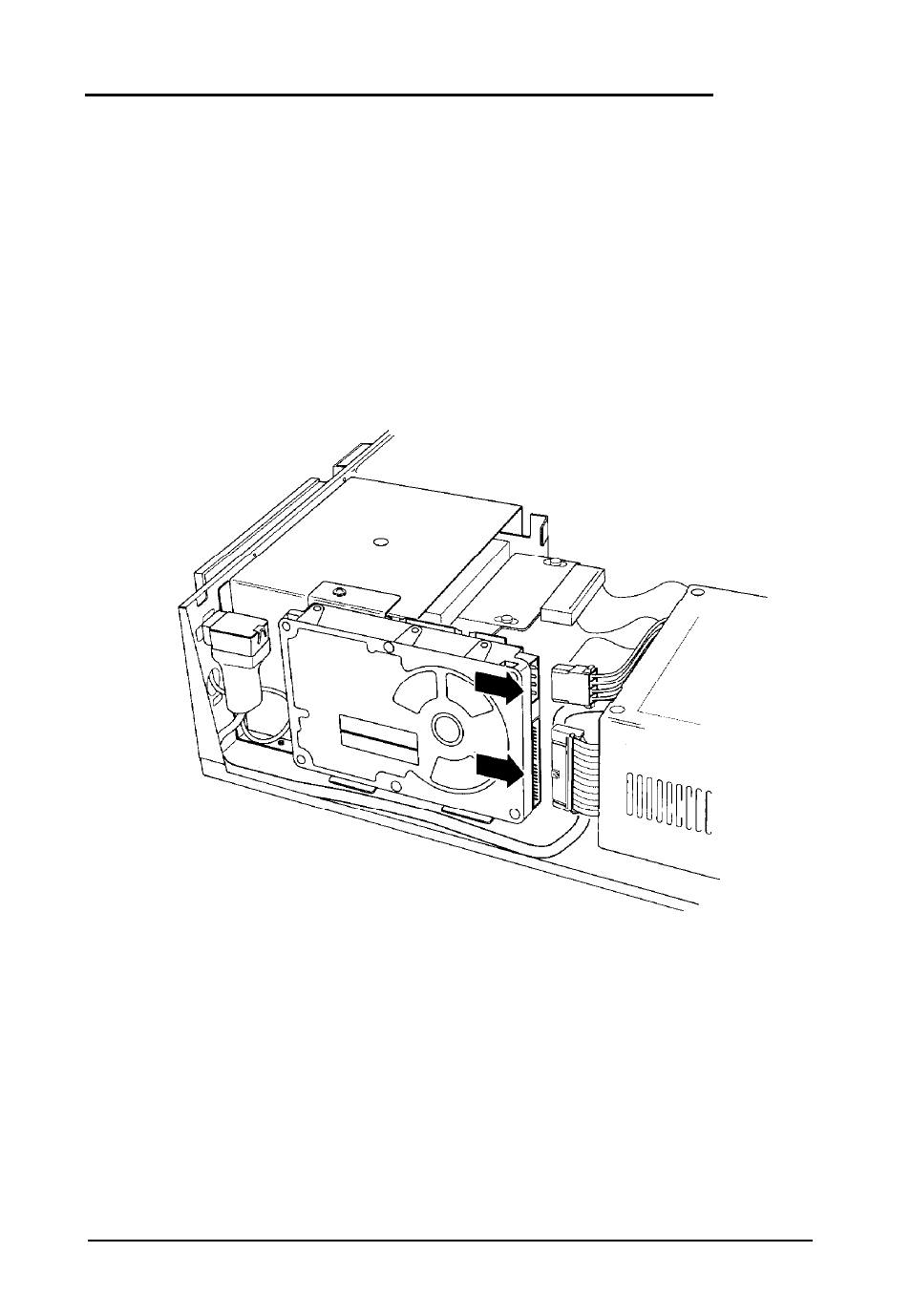 Removing a hard disk from the vertical bay | Epson Endeavor 468C User Manual | Page 117 / 187