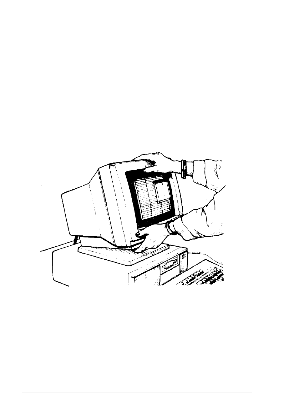 Positioning and viewing the monitor | Epson Endeavor 468C User Manual | Page 56 / 187