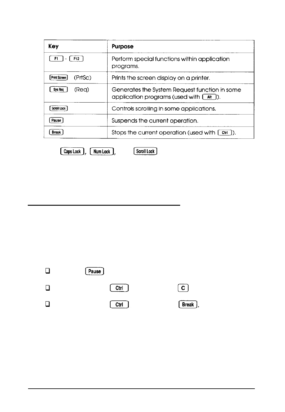 Stopping a command or program | Epson Endeavor 468C User Manual | Page 67 / 187