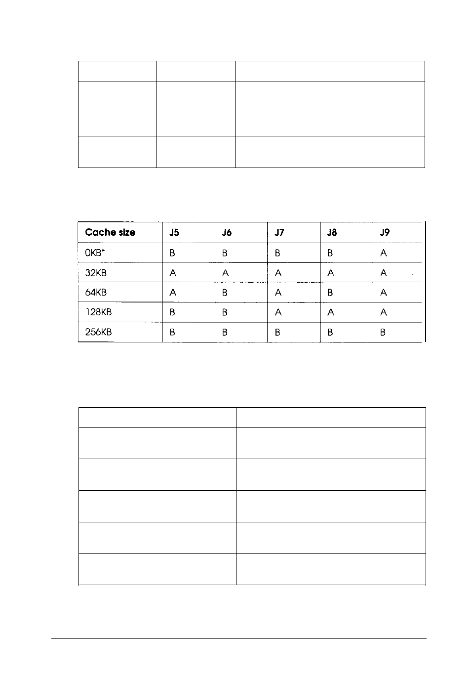 Display adapter and cpu jumper settings, External cache jumper settings, Dip switch settings | Installing and removing options 4-7 | Epson Endeavor 468C User Manual | Page 78 / 187