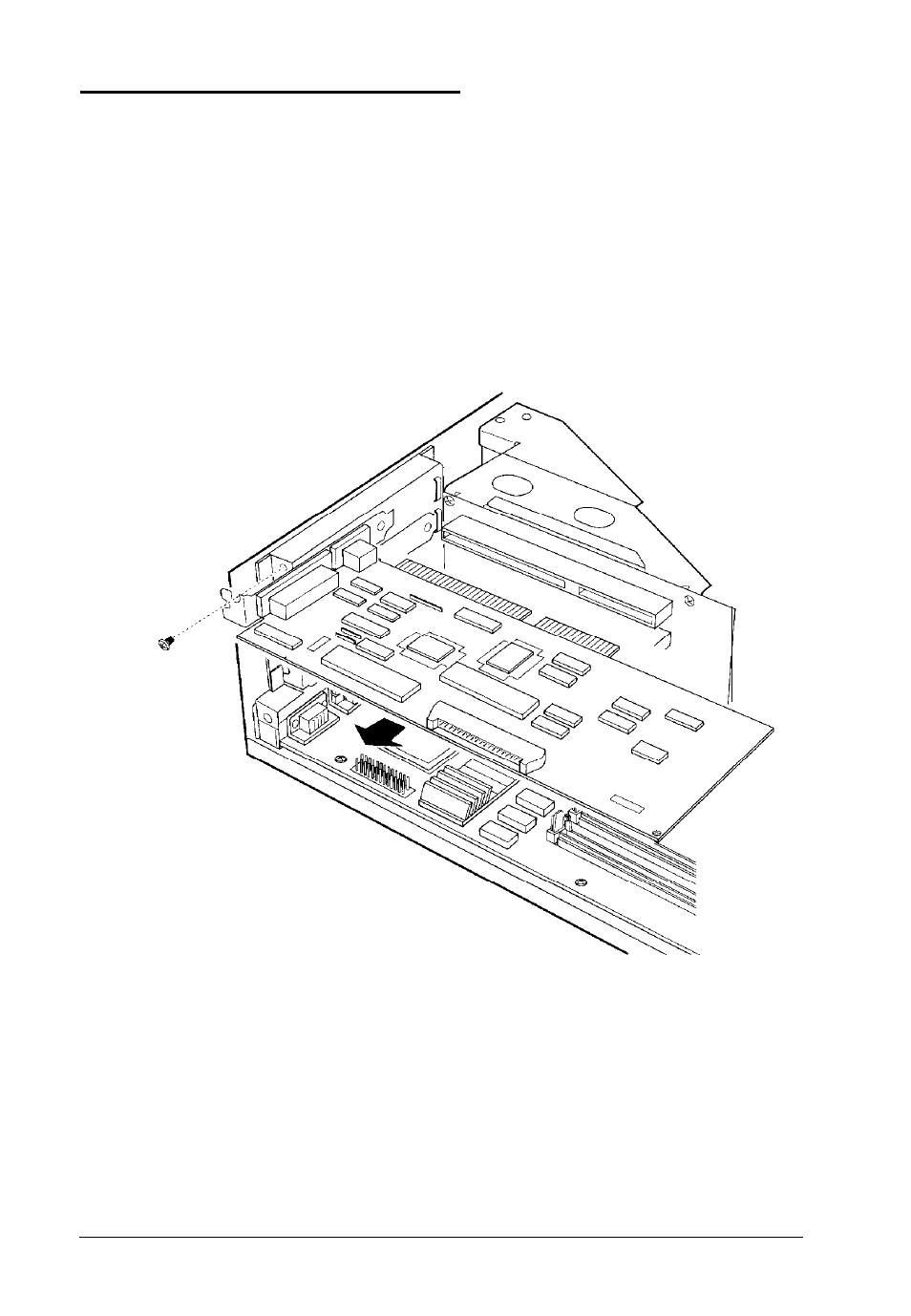 Removing an option card | Epson Endeavor 468C User Manual | Page 90 / 187