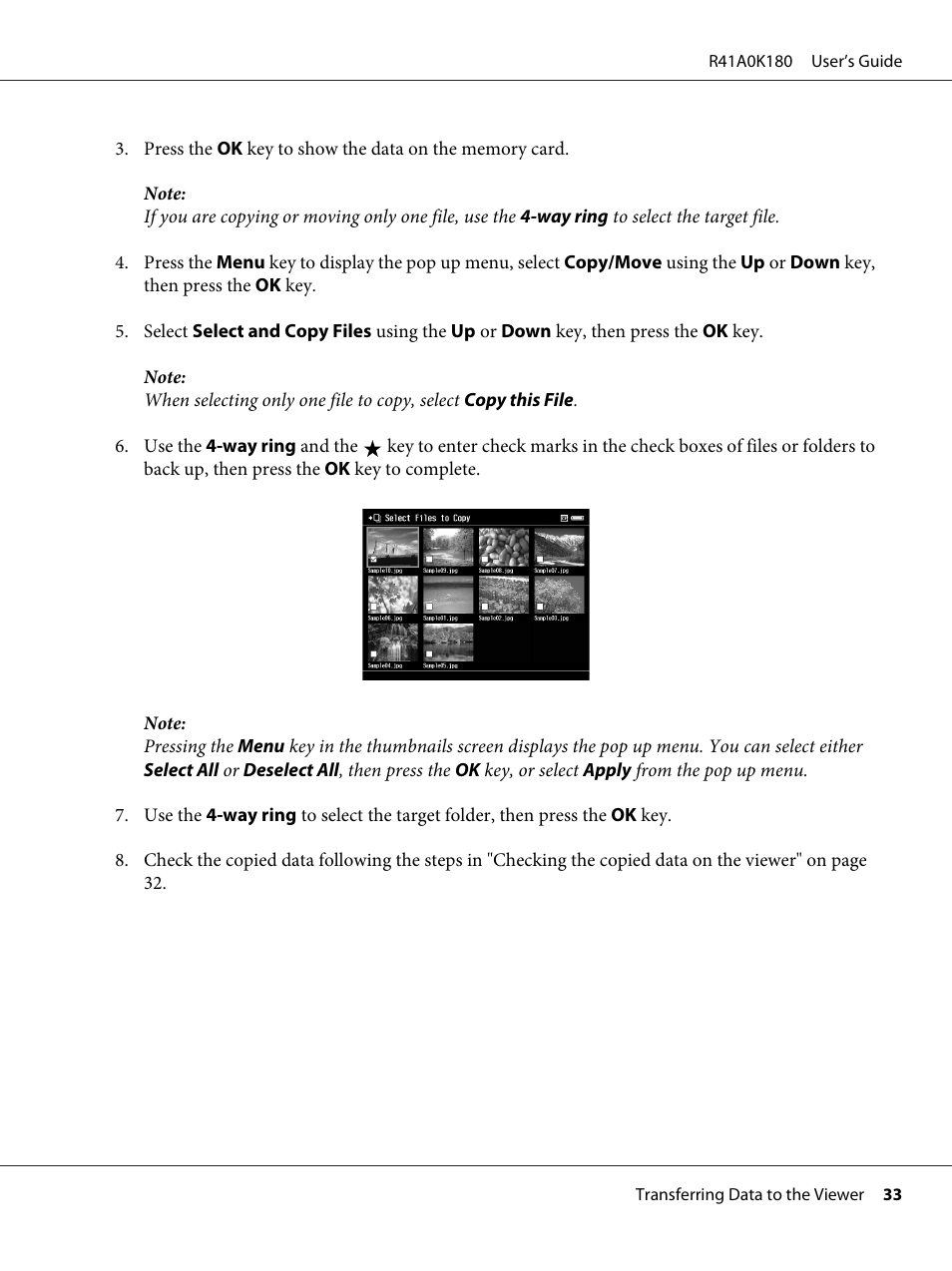 Epson P-6000 User Manual | Page 33 / 113