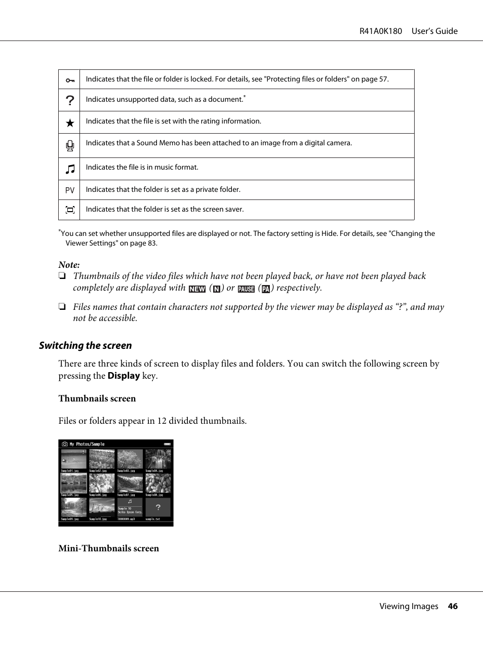 Epson P-6000 User Manual | Page 46 / 113