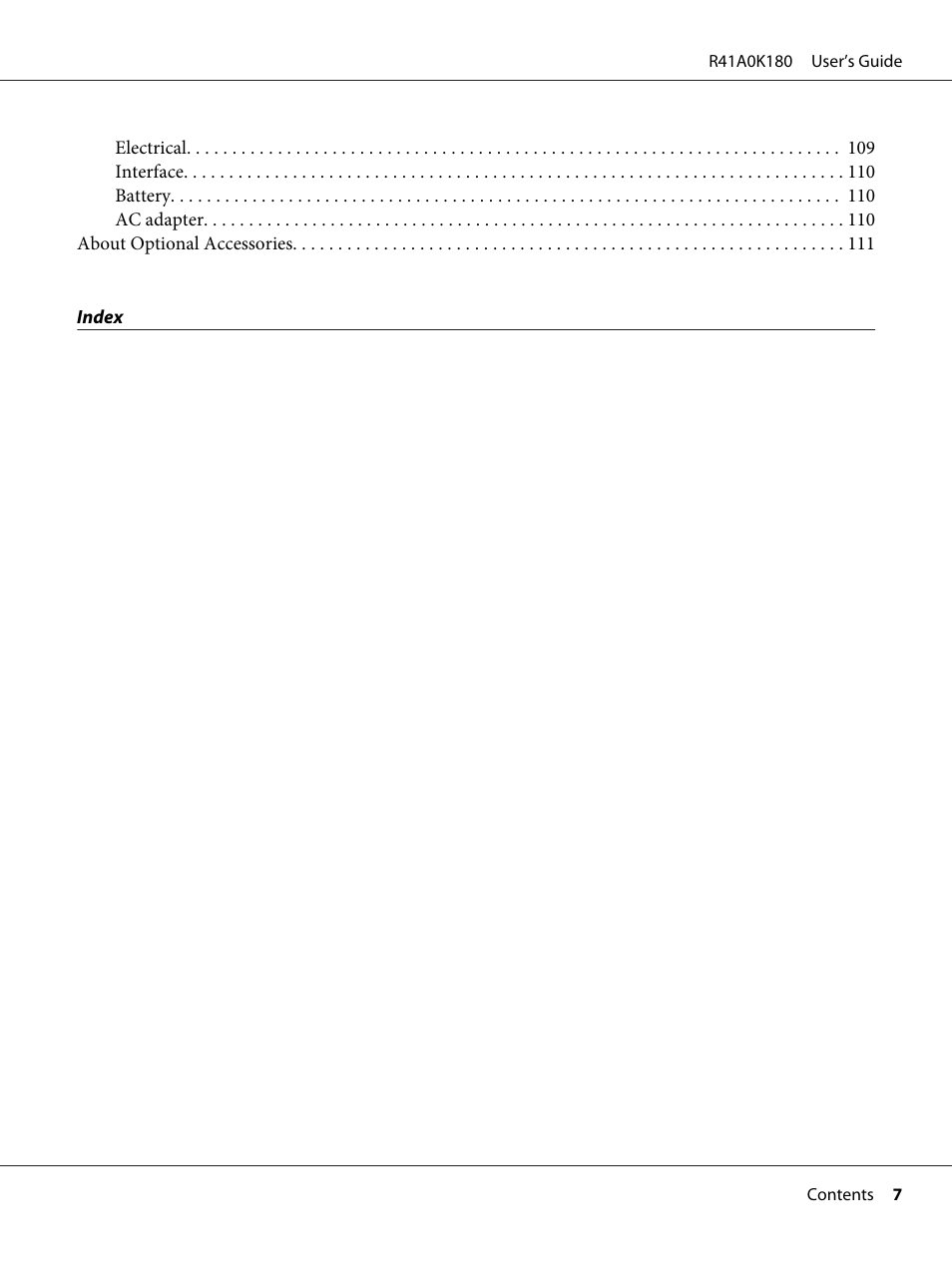 Epson P-6000 User Manual | Page 7 / 113