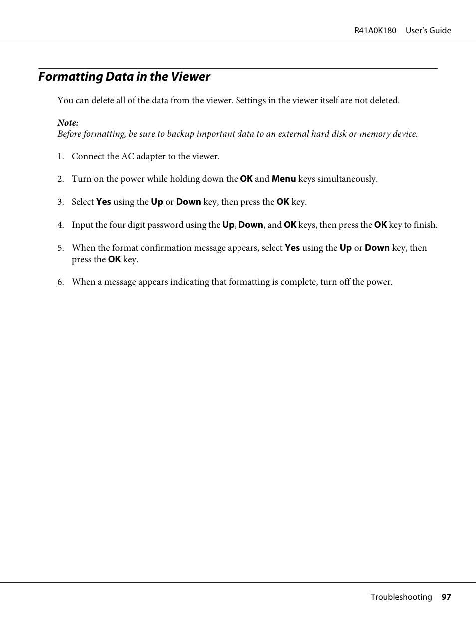 Formatting data in the viewer | Epson P-6000 User Manual | Page 97 / 113