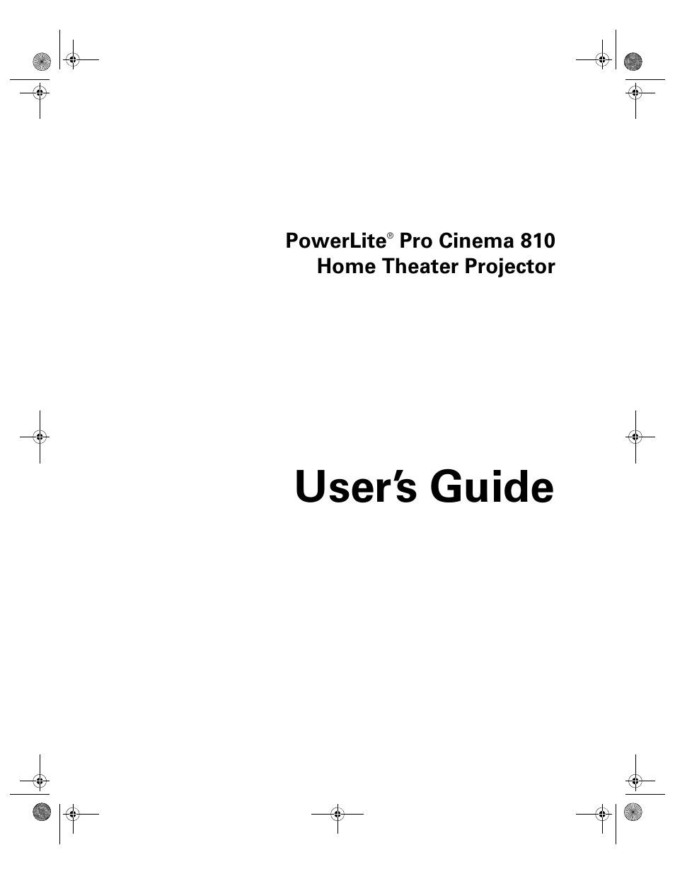 Epson 810 User Manual | 76 pages