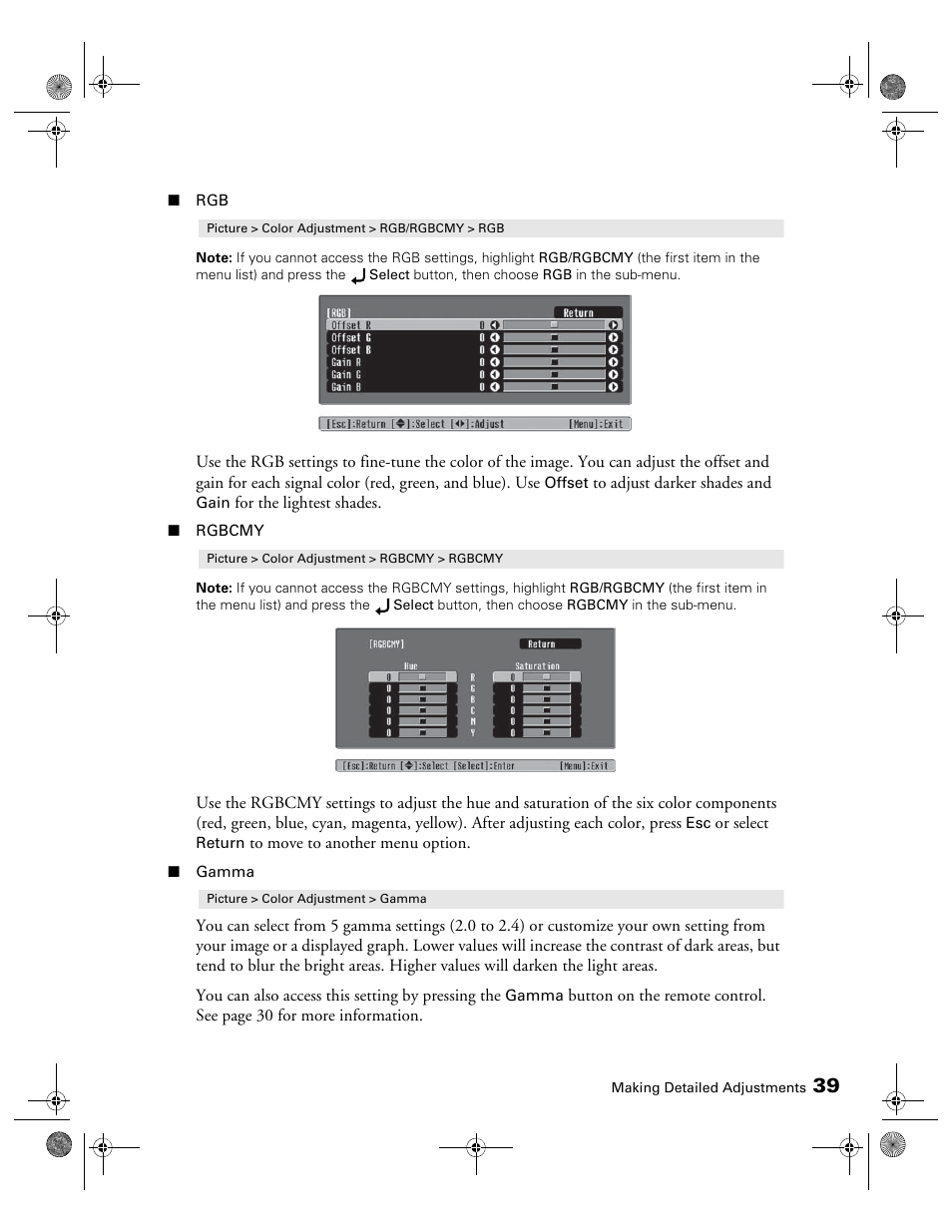 Epson 810 User Manual | Page 39 / 76