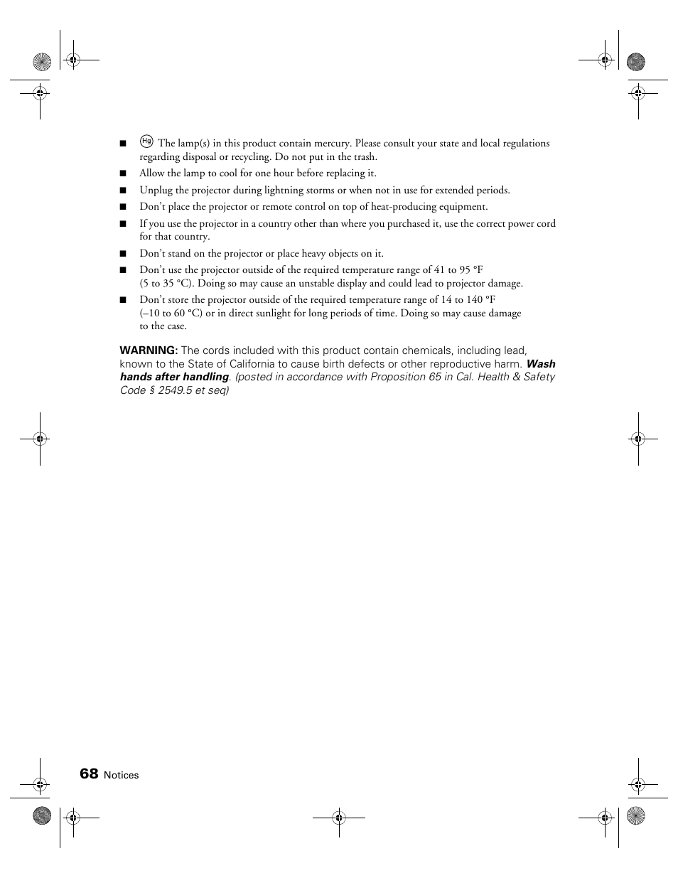 Epson 810 User Manual | Page 68 / 76