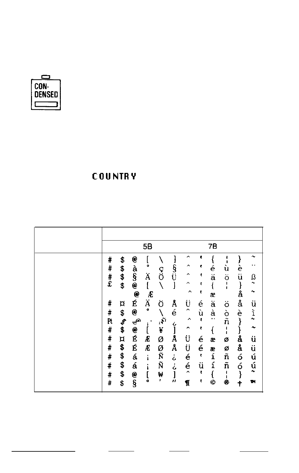 Choosing an international character set | Epson Y465ss127mo User Manual | Page 103 / 281