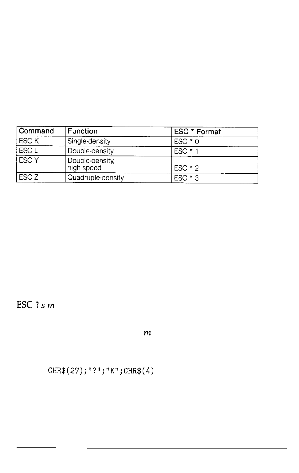 Individual graphics option commands, The reassigning command | Epson Y465ss127mo User Manual | Page 127 / 281