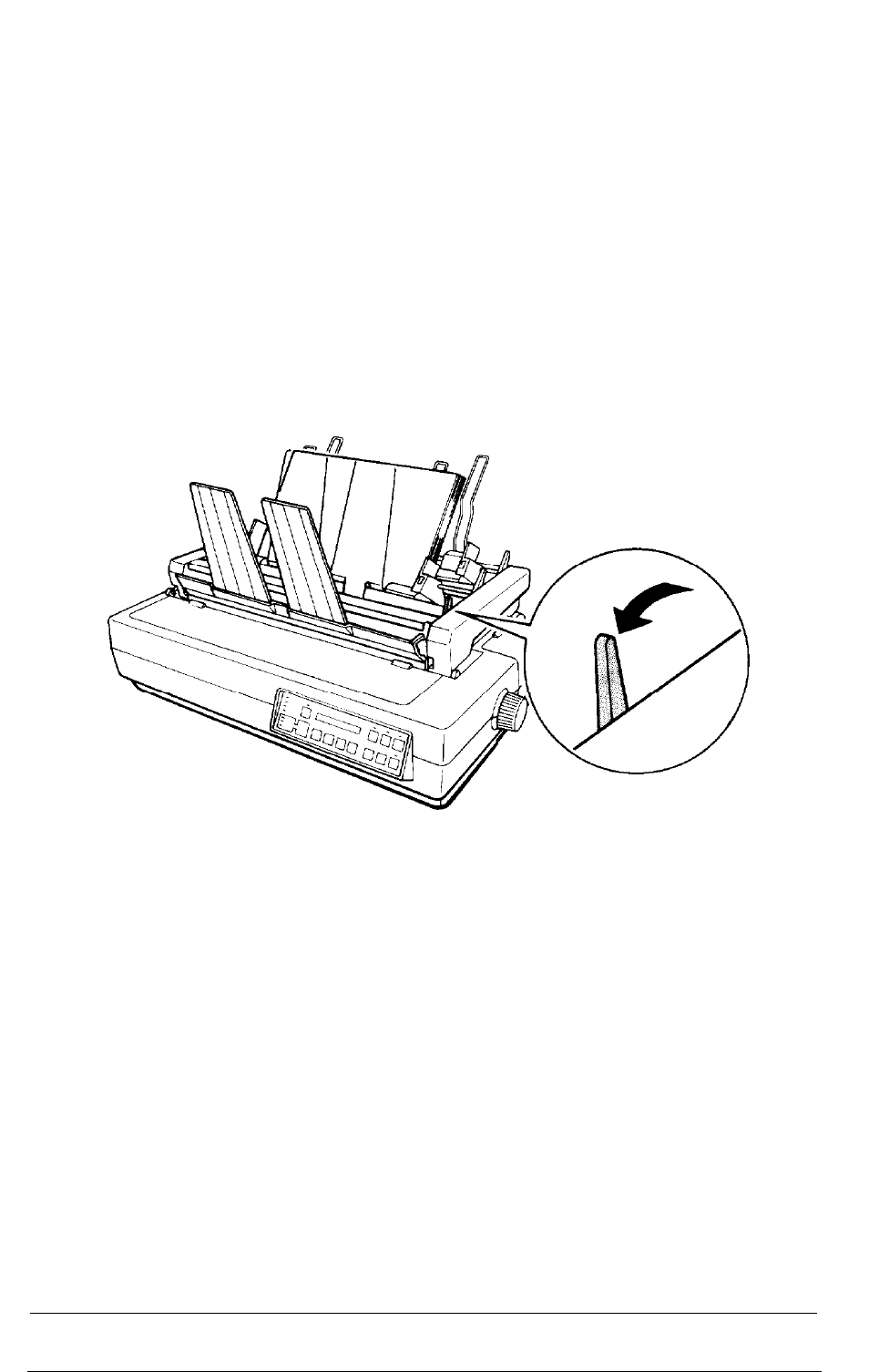 Testing the printer in the cut sheet feeder mode | Epson Y465ss127mo User Manual | Page 162 / 281