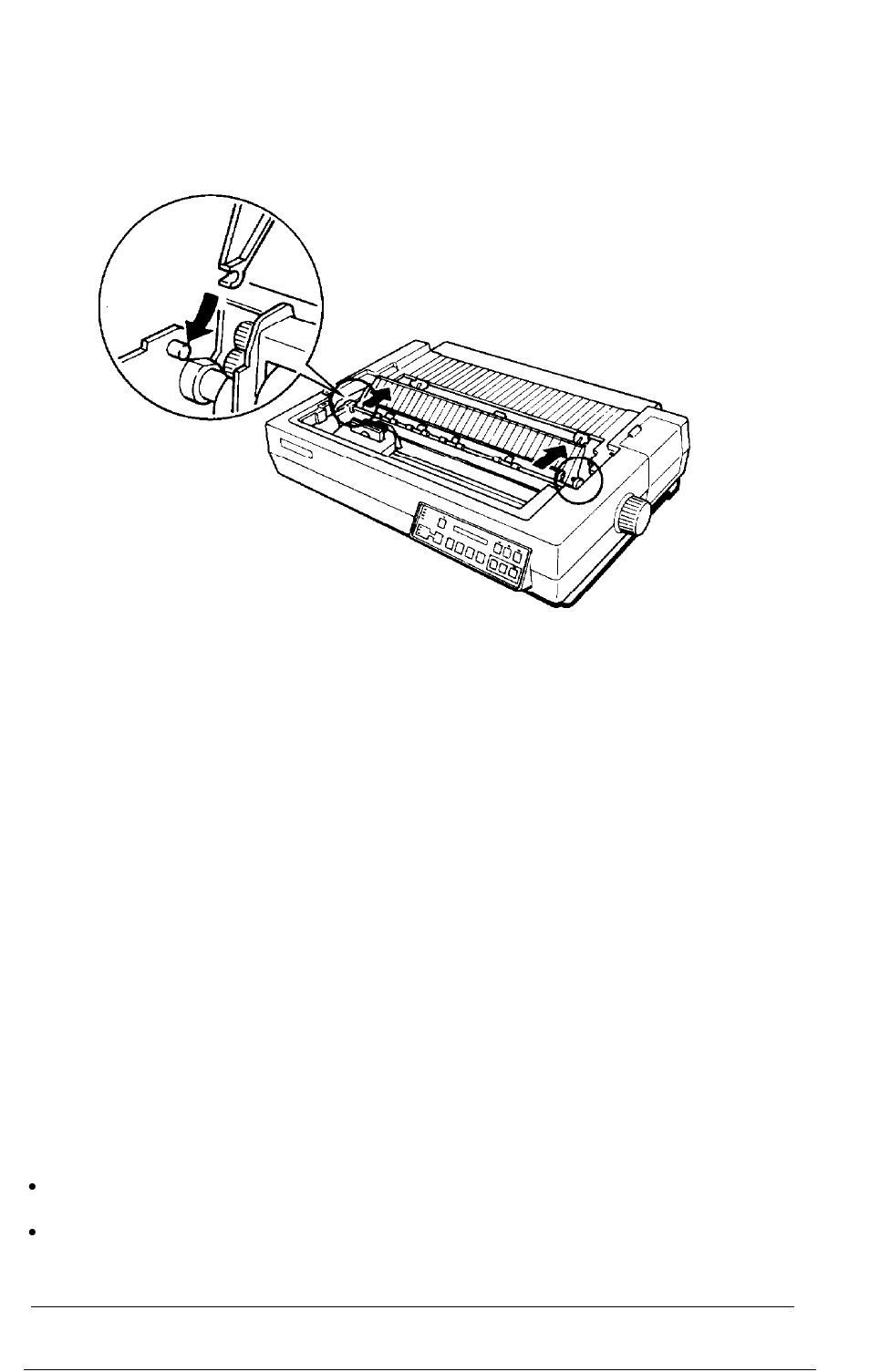 The pull tractor, Installation, Using printer options 7-21 | Epson Y465ss127mo User Manual | Page 174 / 281