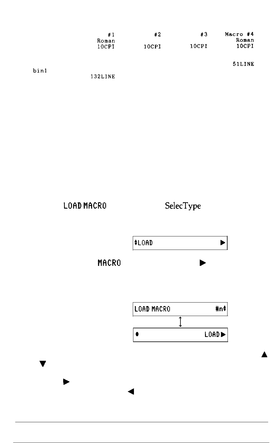 Select the number of the macro to be loaded | Epson Y465ss127mo User Manual | Page 78 / 281