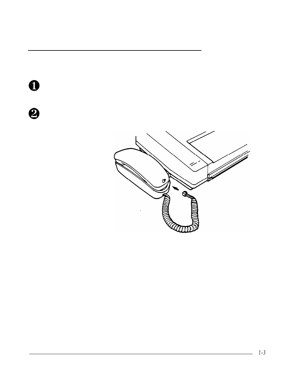 Connecting the handset, Connecting the fax machine to the telephone line | Epson X-PRF 1000 User Manual | Page 14 / 52