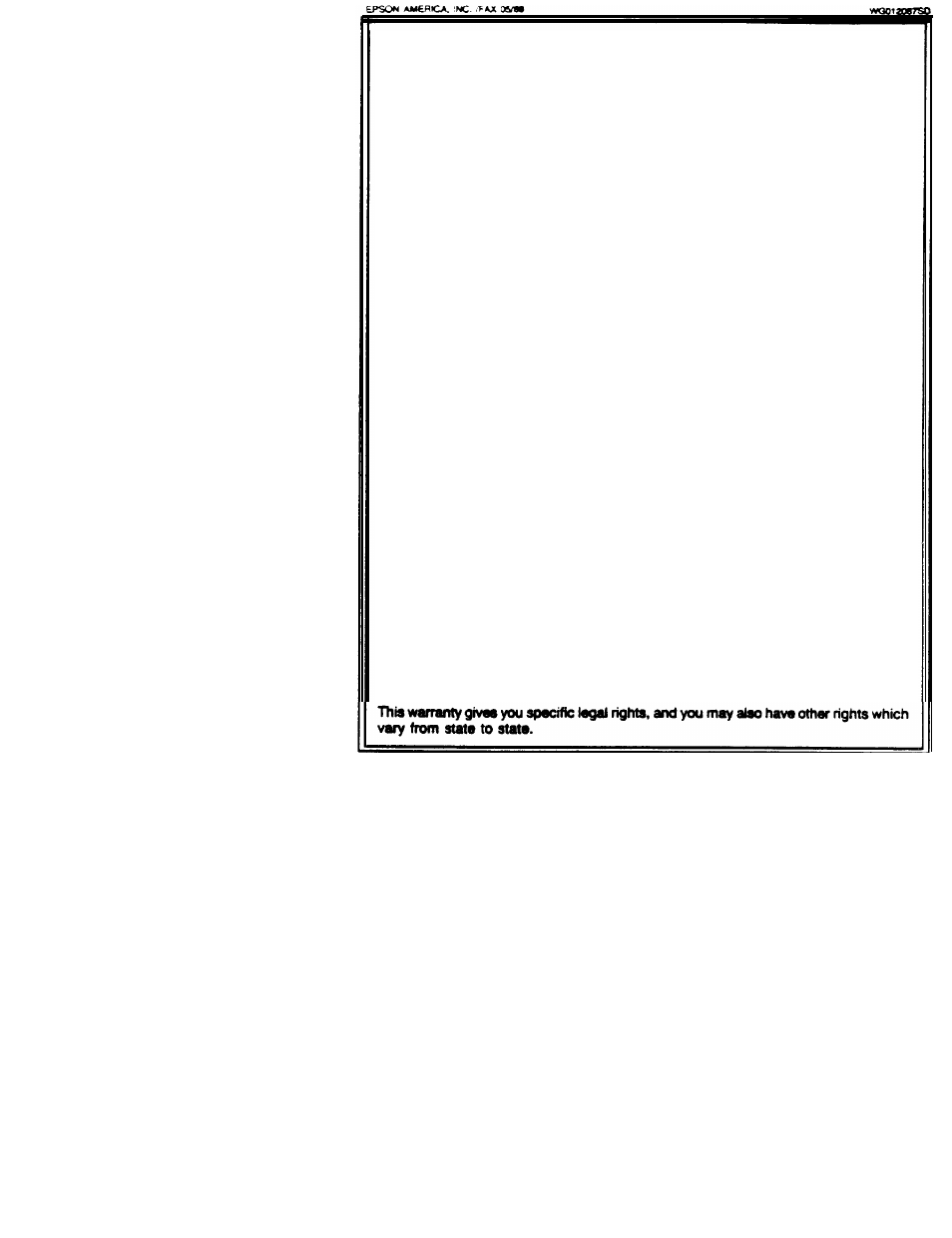 Epson america, inc. limited warranty | Epson X-PRF 1000 User Manual | Page 4 / 52