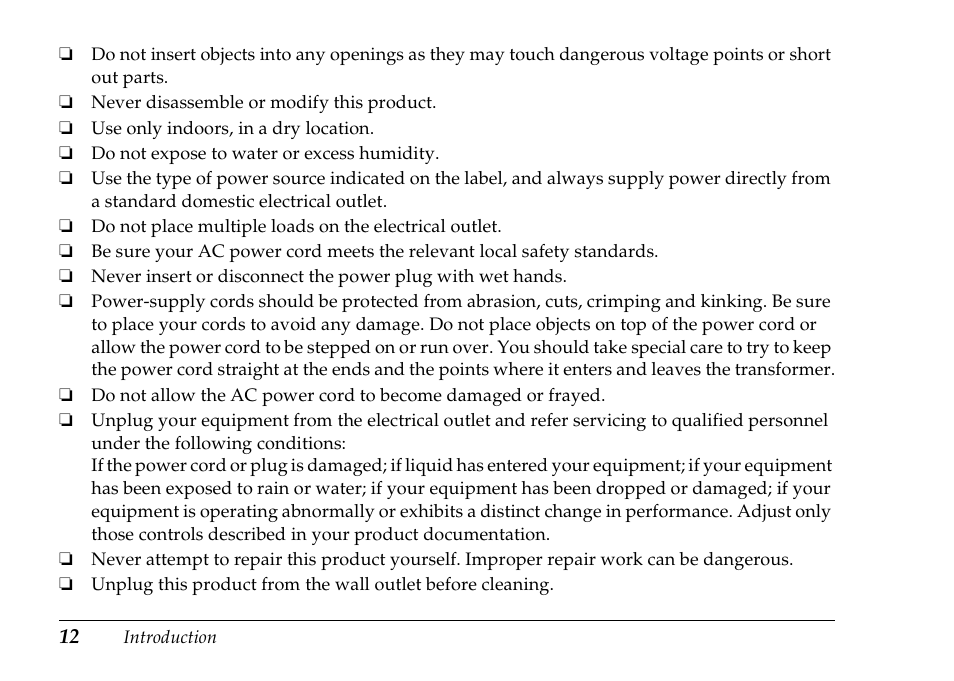 Epson PhotoPC L-500V User Manual | Page 12 / 100