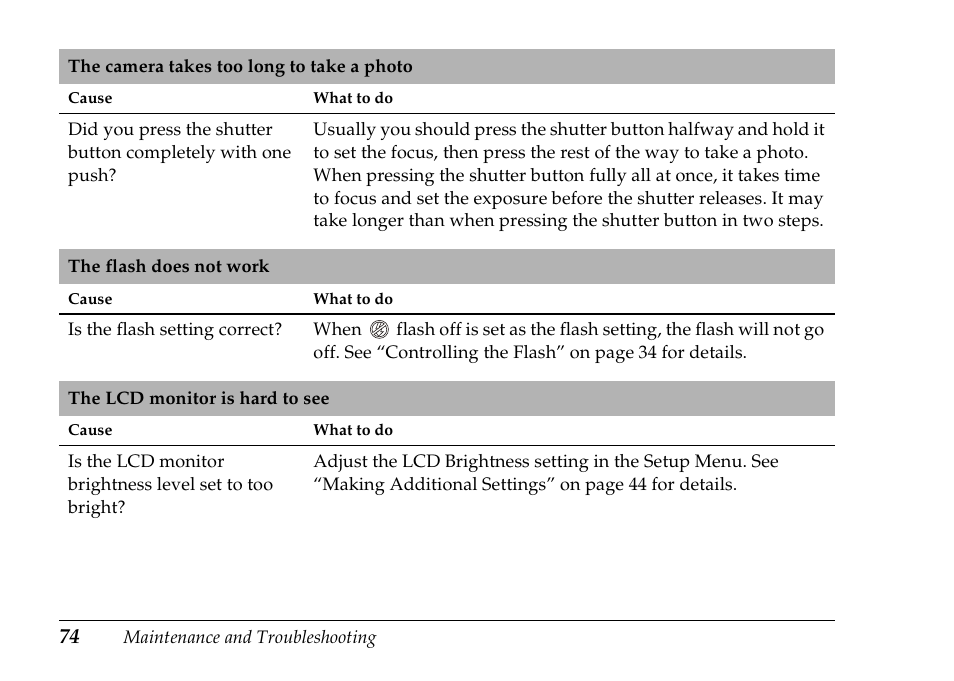 Epson PhotoPC L-500V User Manual | Page 74 / 100