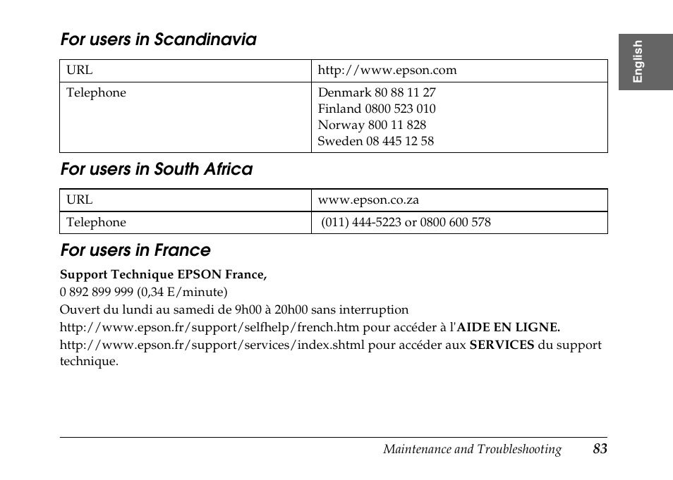 Epson PhotoPC L-500V User Manual | Page 83 / 100