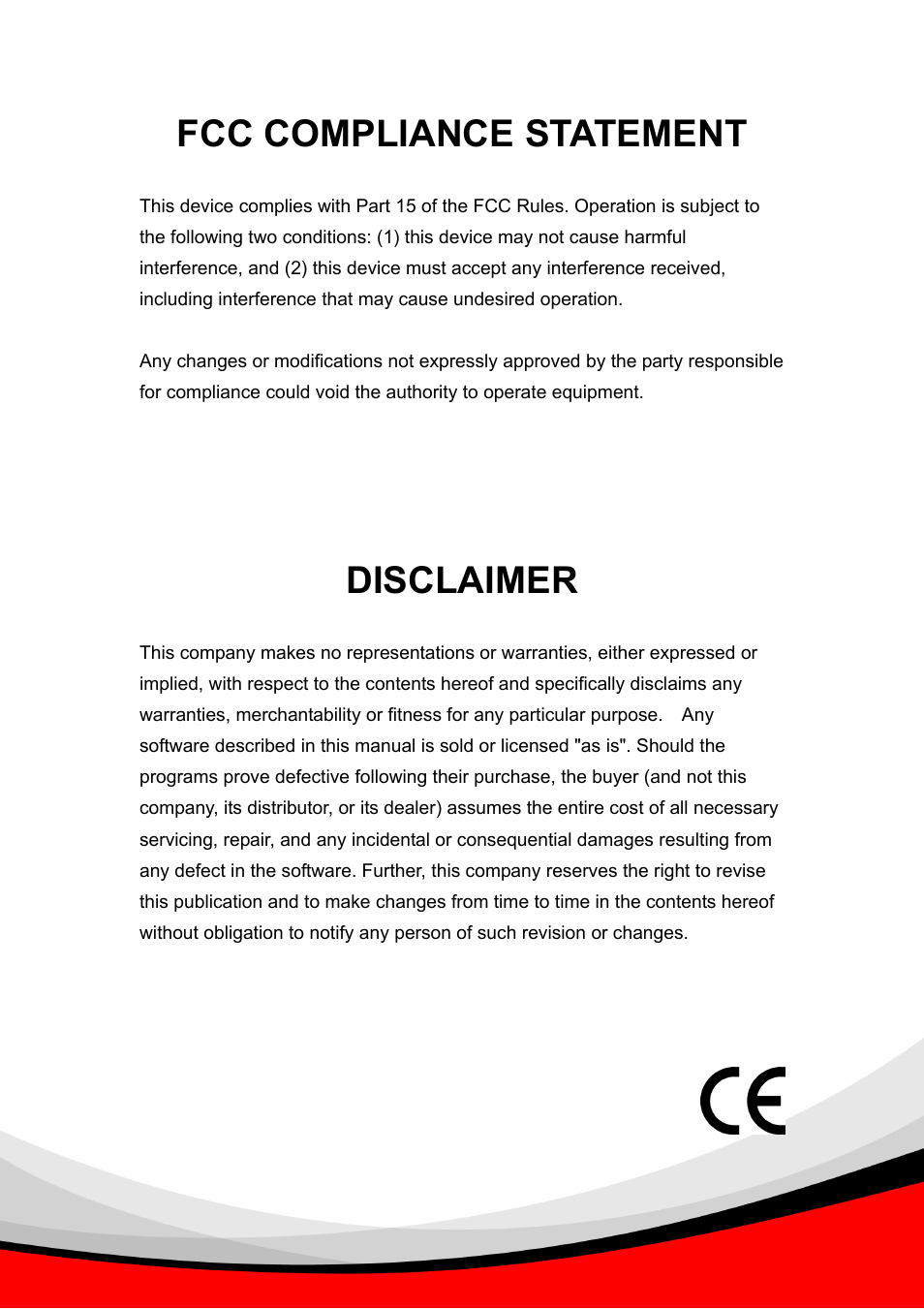 Fcc compliance statement, Disclaimer | Epson Past Ethernet Combo Print Server PS-1216U User Manual | Page 3 / 51