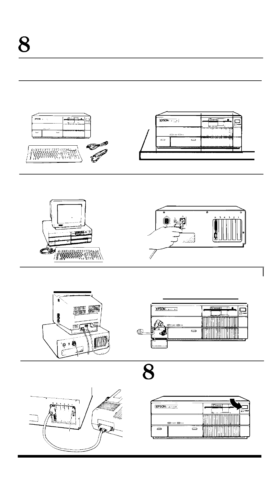 8 steps to setting up the equity ii, Steps to setting up the equity ii | Epson Equity II User Manual | Page 149 / 151