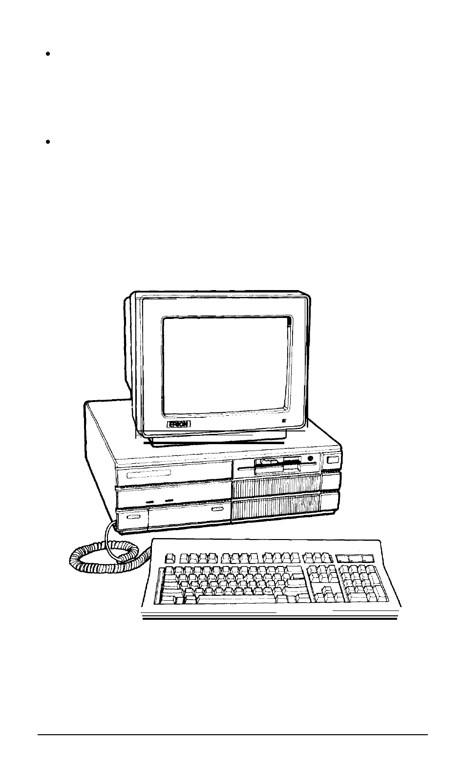 Arranging the components | Epson Equity II User Manual | Page 15 / 151