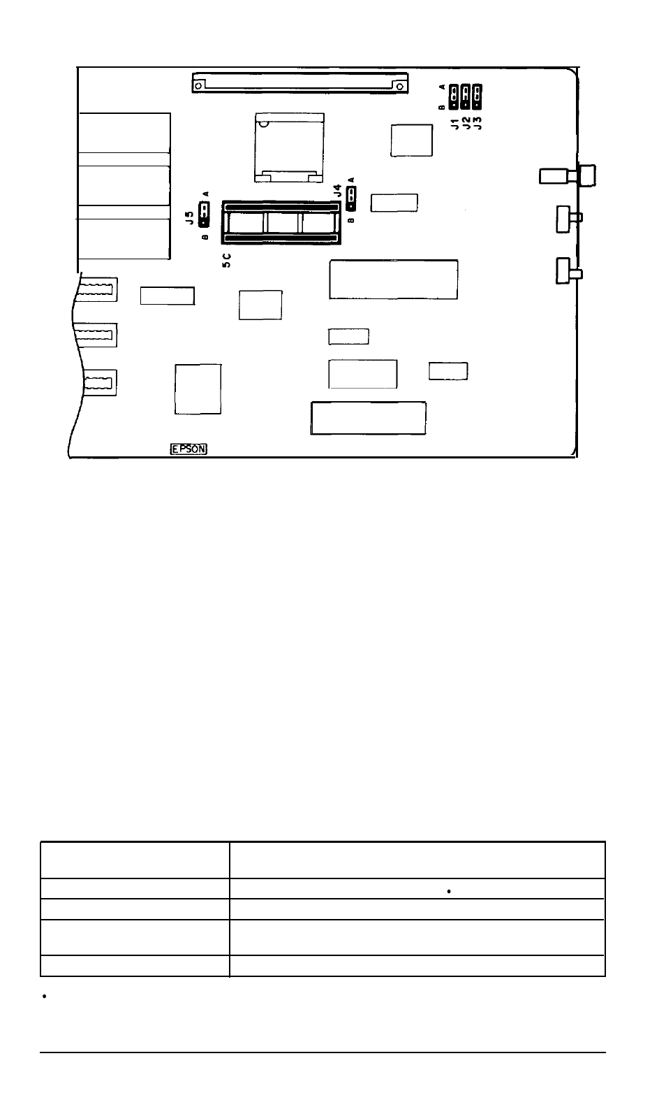 Multi-function card jumpers | Epson Equity II User Manual | Page 60 / 151