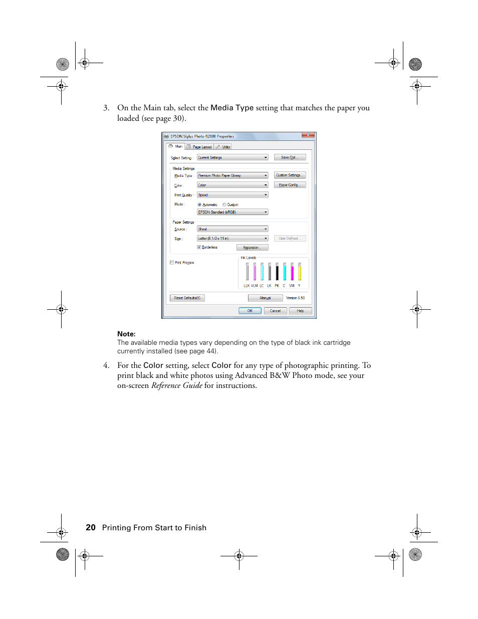 Epson STYLUS R2880 User Manual | Page 20 / 64