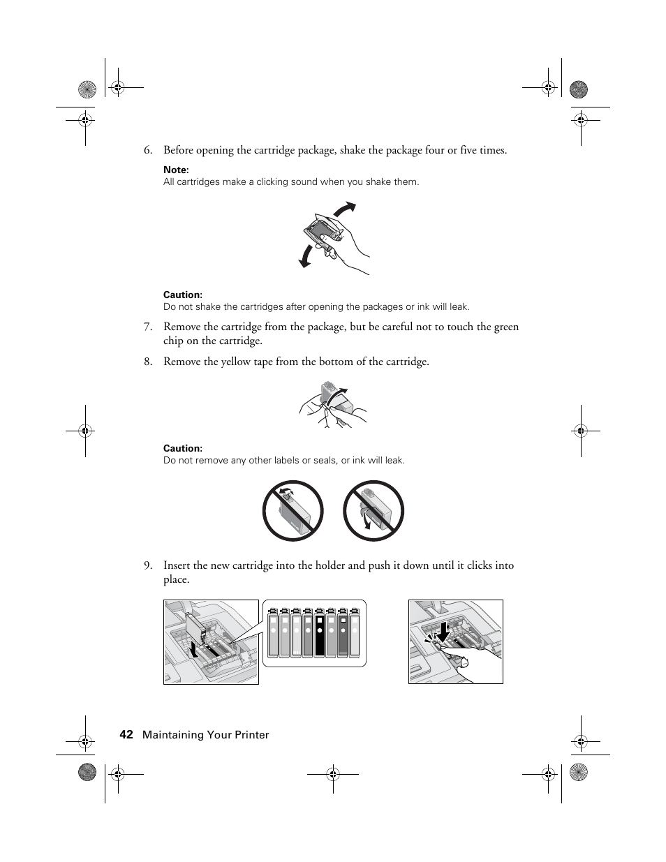 Epson STYLUS R2880 User Manual | Page 42 / 64