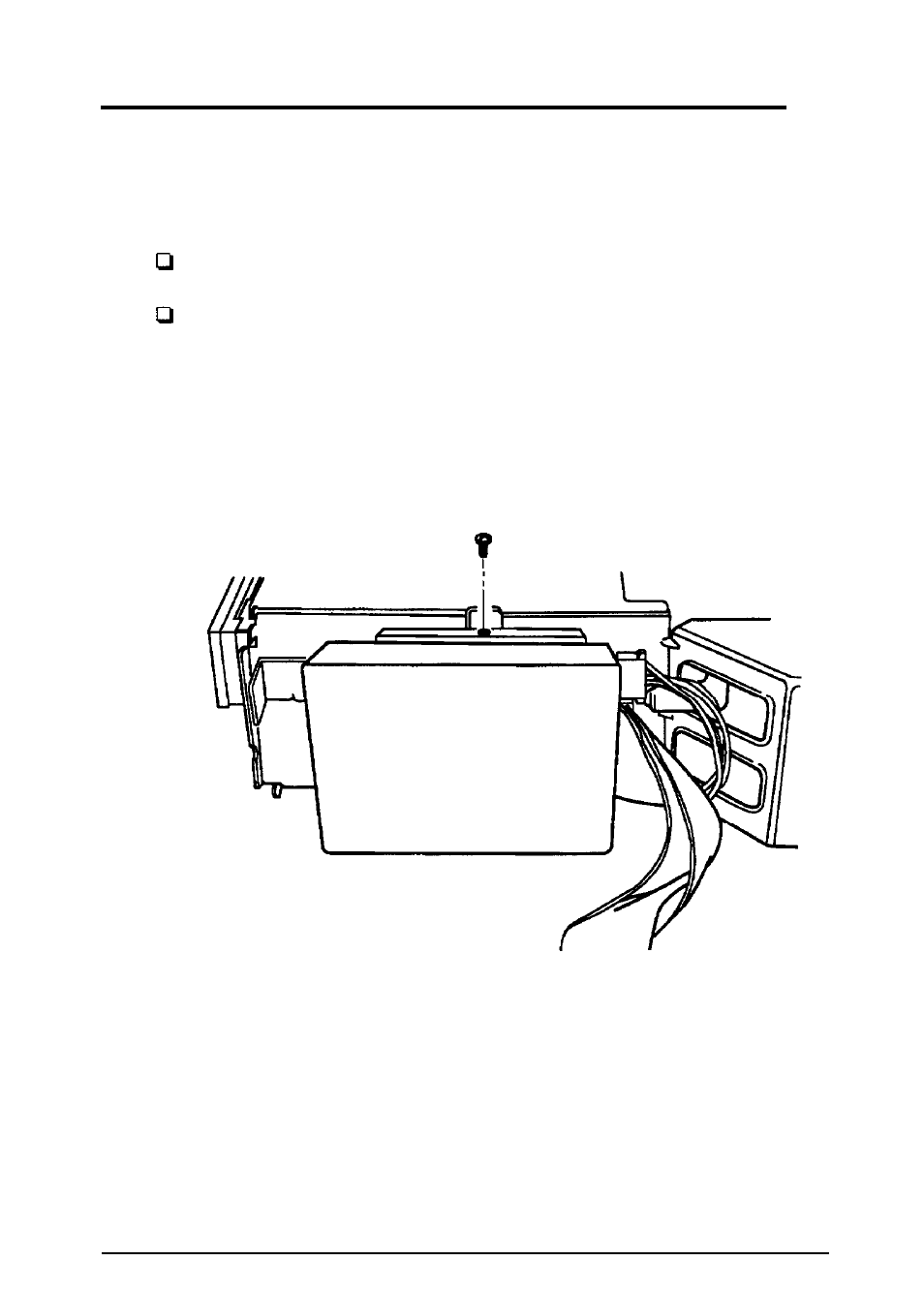 Removing a hard disk from the vertical position | Epson EQUITY 386/33 PLUS User Manual | Page 105 / 196