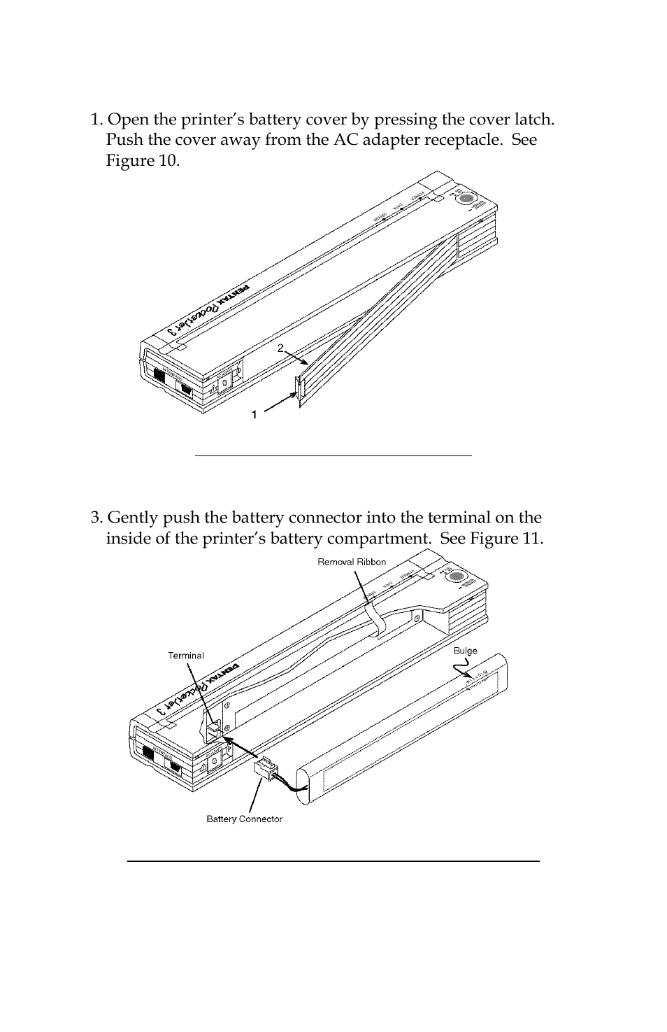 Installing the battery, Page 38 | Epson 3 User Manual | Page 50 / 100