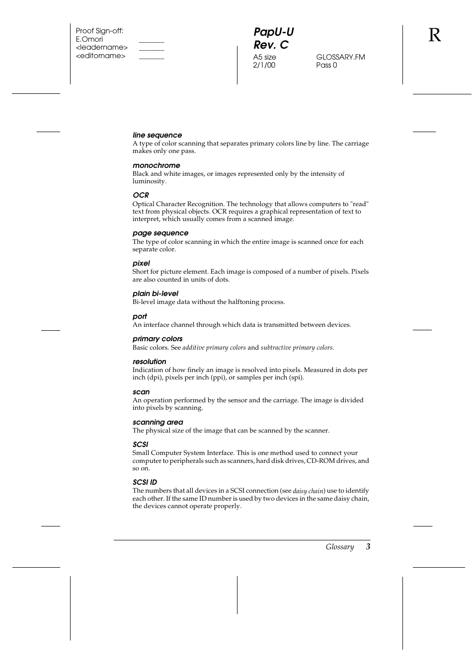 Papu-u rev. c | Epson GT-7000 User Manual | Page 111 / 120