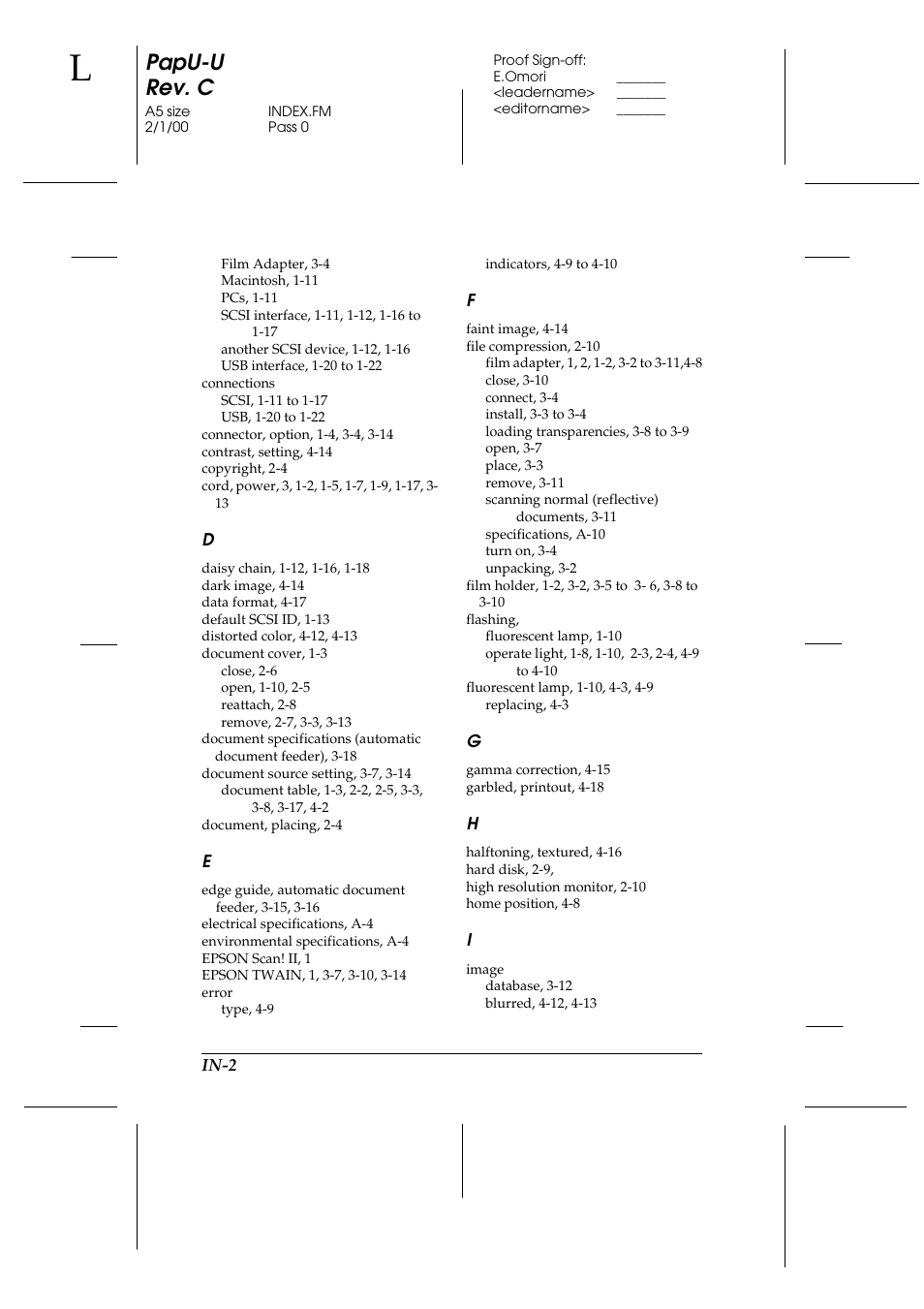 Papu-u rev. c | Epson GT-7000 User Manual | Page 114 / 120