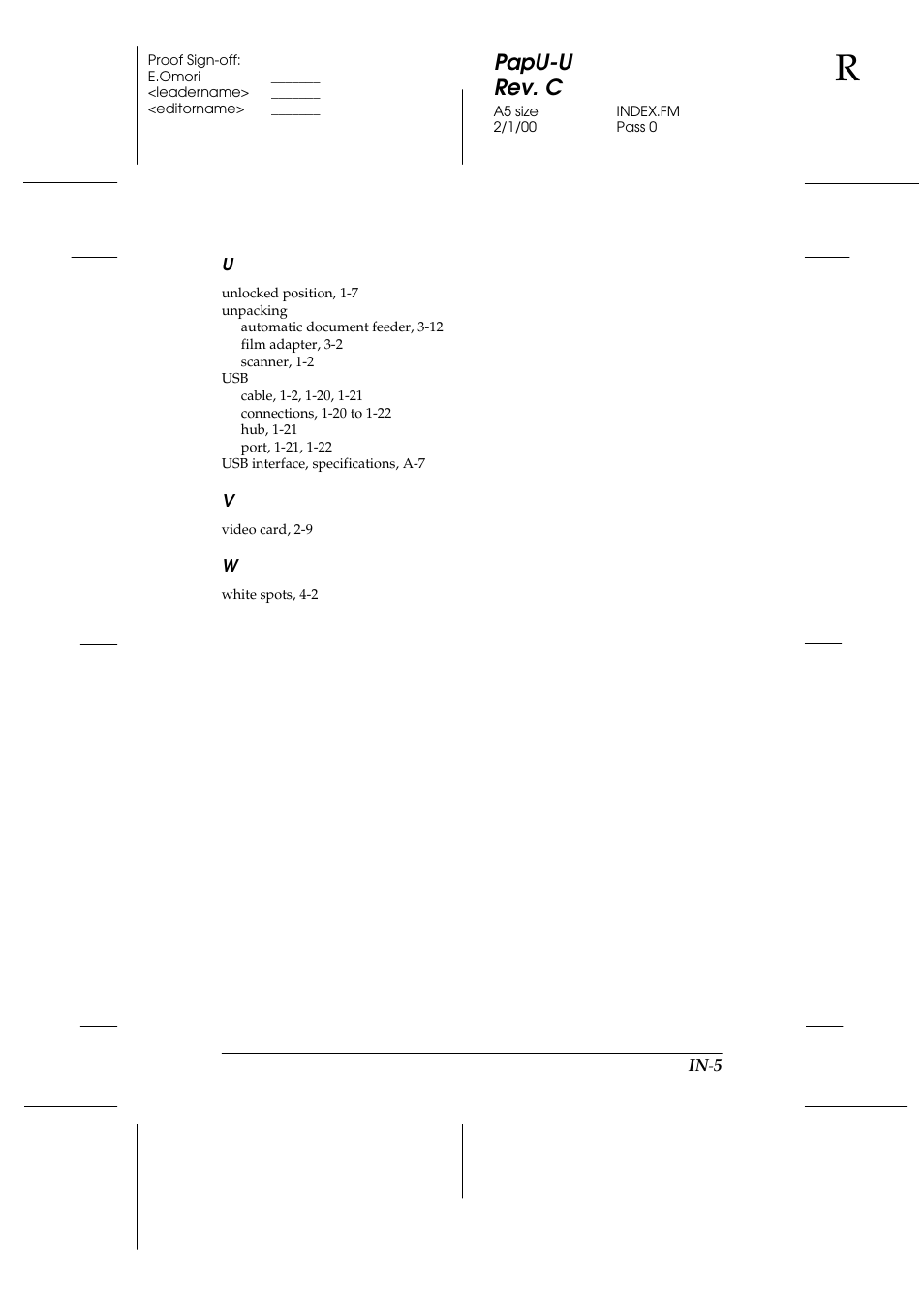 Papu-u rev. c | Epson GT-7000 User Manual | Page 117 / 120