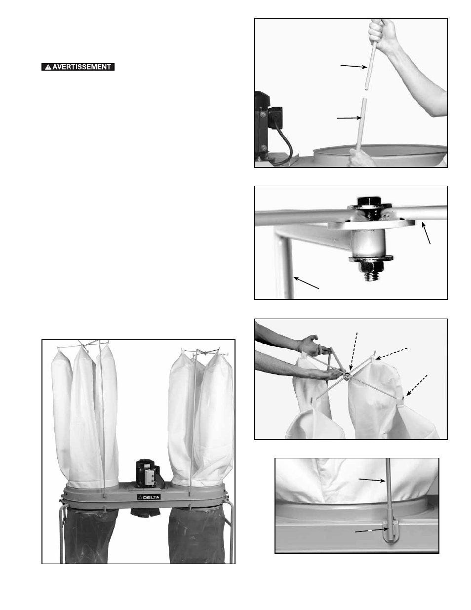 Fixation des sacs filtrants supérieurs | Epson 50-764 User Manual | Page 25 / 44