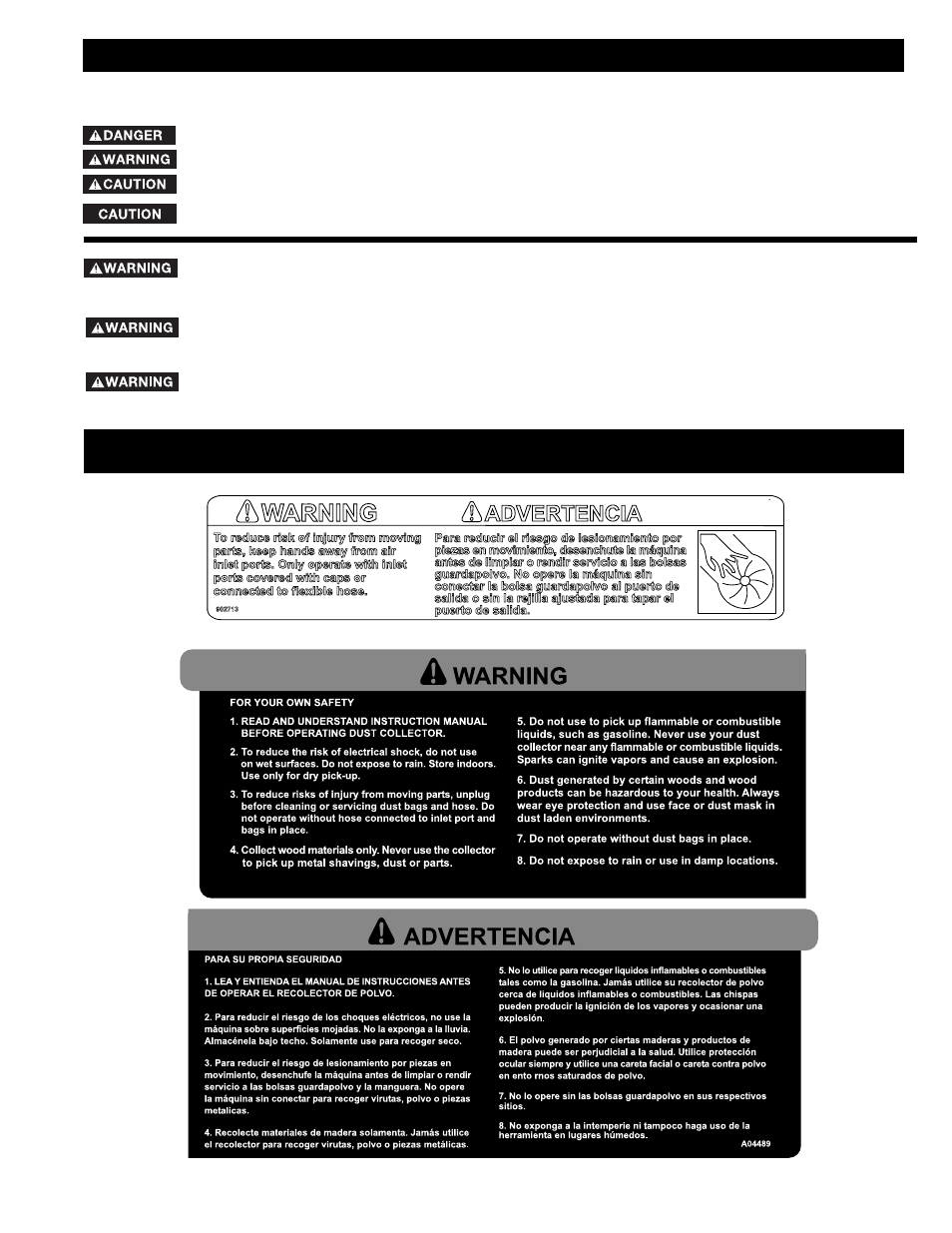 Safety guidelines - definitions tool warning label | Epson 50-764 User Manual | Page 3 / 44