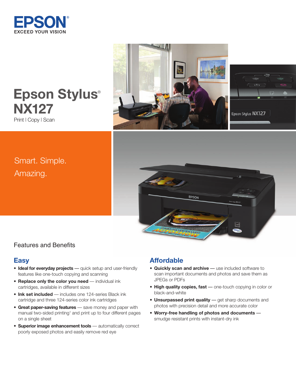 Epson NX127 User Manual | 2 pages