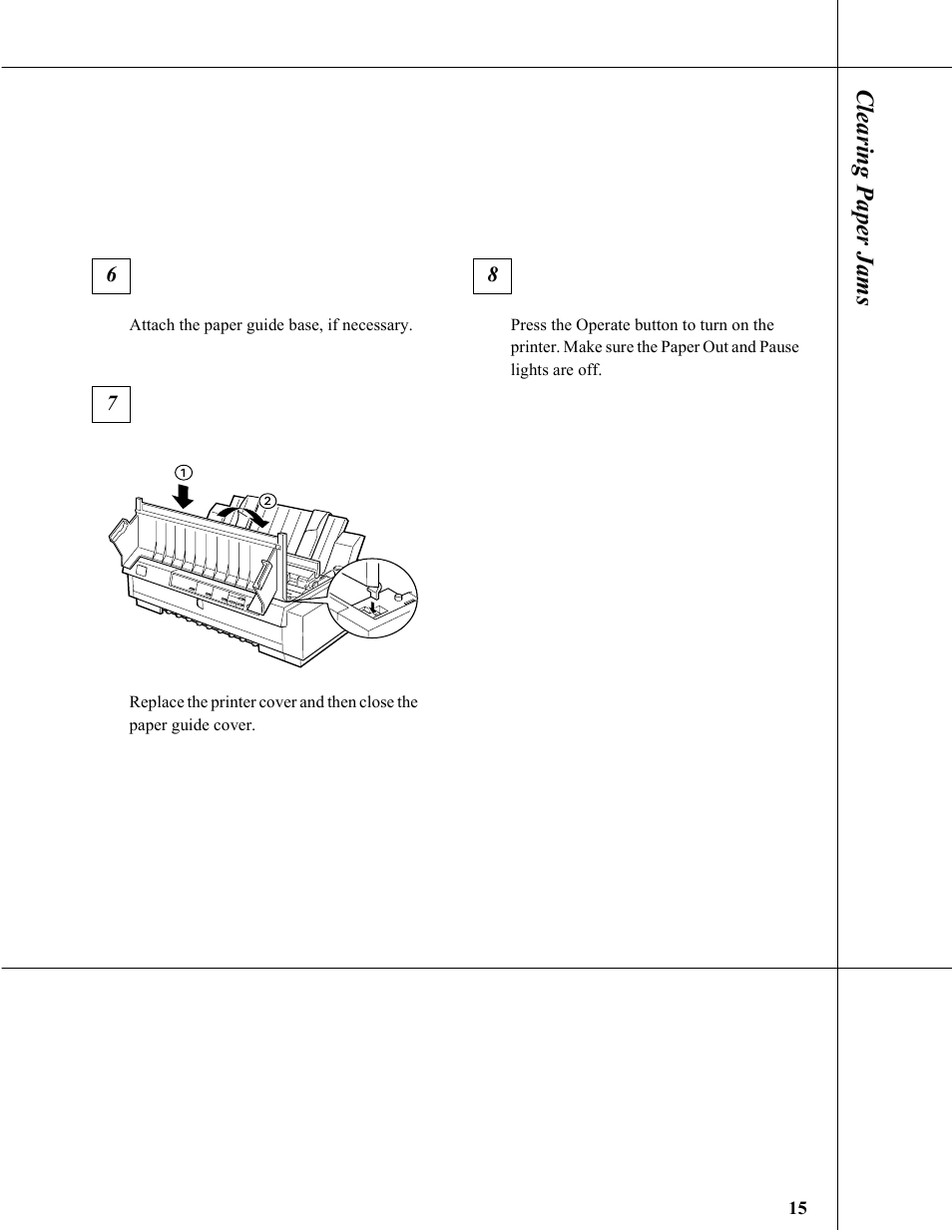 Epson 9-Pin Dot Matrix Printer FX-980 User Manual | Page 15 / 16
