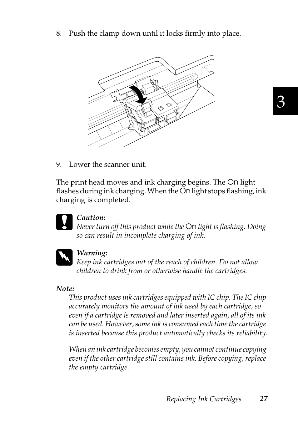 Epson Stylus CX3100 User Manual | Page 34 / 57